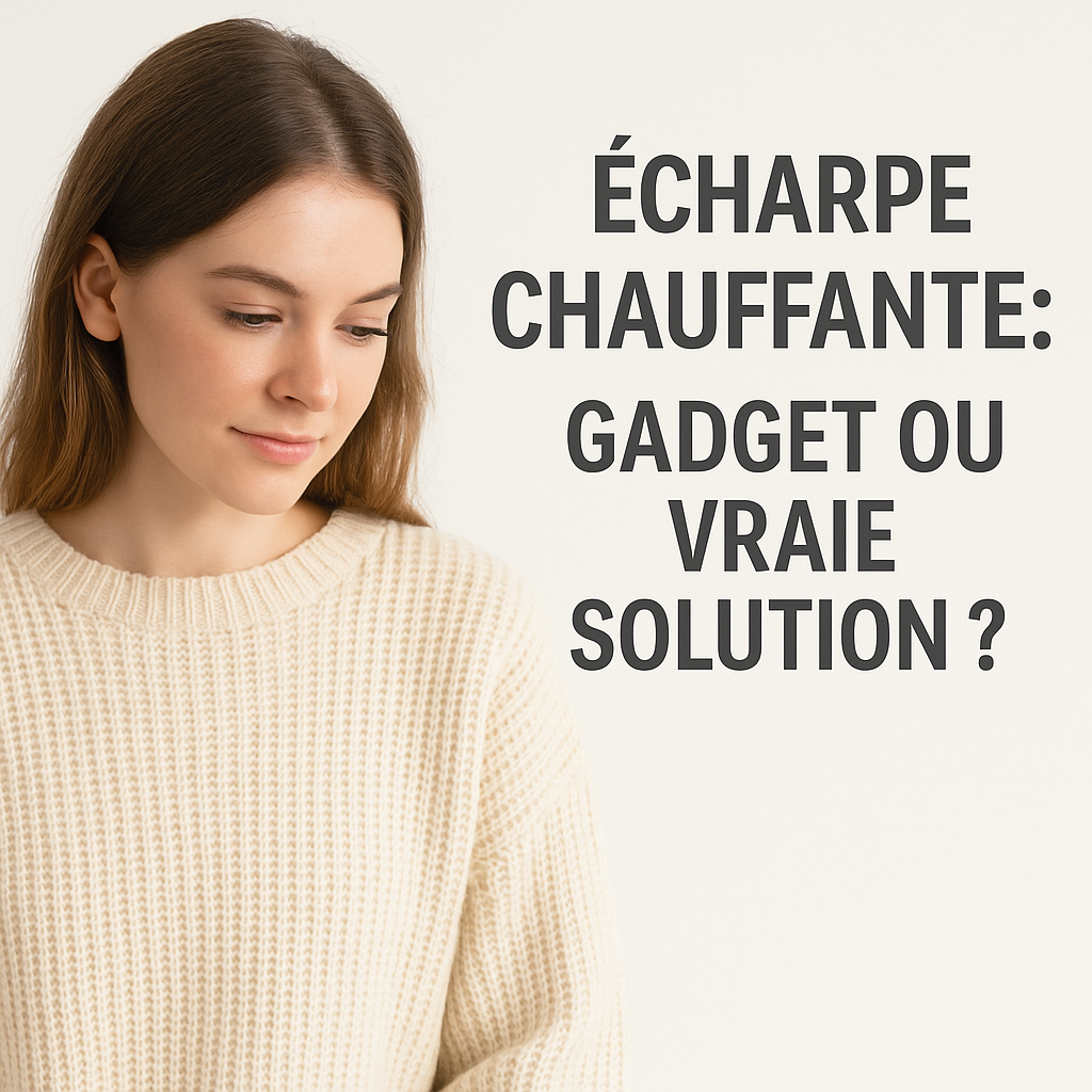 Écharpe chauffante : gadget ou vraie solution pour les douleurs cervicales ?