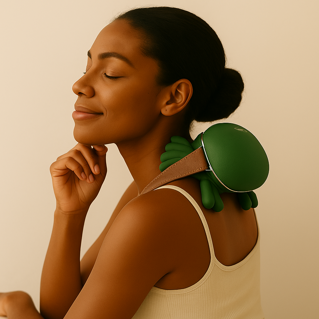 Massageur Cervical & Épaules Sans-Fil — 4D Kneading + Chaleur — Relaxation & Anti-Douleur