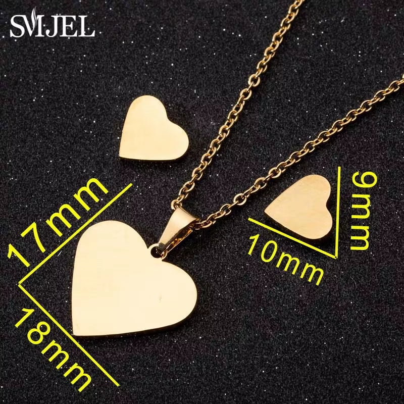 New Cute Stainless Steel Necklaces for Women Gold Color Tiara Princess Crown Cross Compass Heart Star Necklace Jewelry Gifts